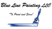 Blue Line Painting