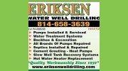 Eriksen Water Well Drilling & Pump Service