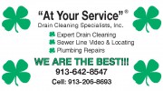 At Your Service Drain Cleaning Specialists