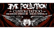 Eye Pollution Custom Tattoo