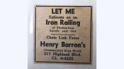 Barron H Iron Works
