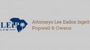 Attorneys Lee Eadon Isgett Popwell & Owens