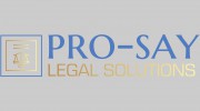 Pro-Say Legal Solutions