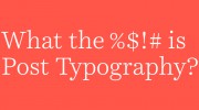 Post Typography