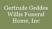 Gertrude Geddes Willis Funeral Home