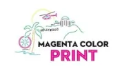 Magenta Color Print