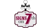 Signs on 7th