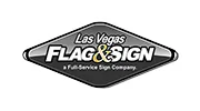 Las Vegas Flag and Sign