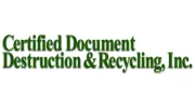 Certified Document Destruction & Recycling