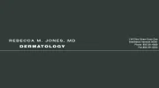 Jones, Rebecca M MD