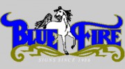 Blue Fire Signs